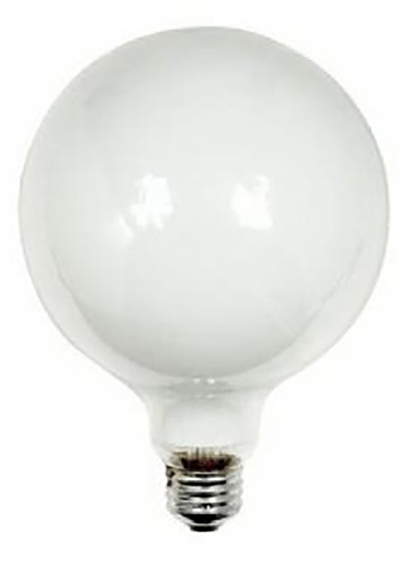 GE GE 14187 Light Bulb, 60 W, G40 Lamp, E26 Medium Lamp Base, 720 Lumens, 2600 K Color Temp, Soft White Light ELECTRICAL GE