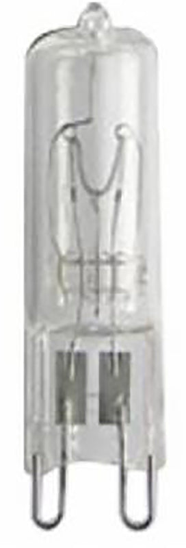 GE GE Edison Series 16755 Halogen Bulb, 40 W, G9 Lamp Base, T4 Lamp, White Light, 480 Lumens, 2750 K Color Temp ELECTRICAL GE