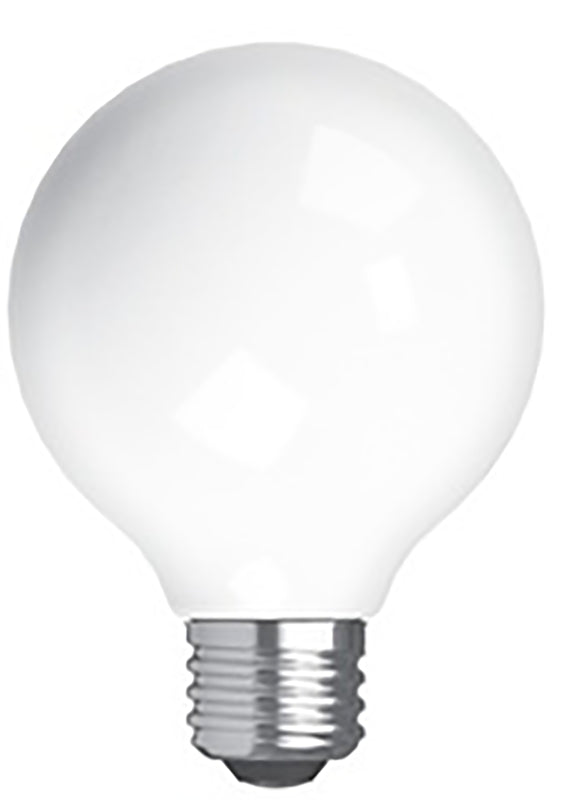 GE GE Industrial Solutions 24954 LED Bulb, 120 V, 350 Lumens, 4.5 W, G25 Lamp, 40 W Equivalent, E26 Lamp Base, Dimmable