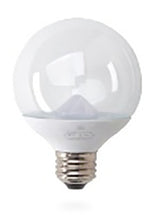 GE GE Industrial Solutions 28297 LED Bulb, Globe, G16.5 Lamp, 25 W Equivalent, E12 Lamp Base, Dimmable, Clear