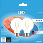 GE GE Industrial Solutions 28942 LED Bulb, Globe, G25 Lamp, E26 Lamp Base, Dimmable, Daylight Light ELECTRICAL GE