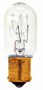 GE GE 35154 Appliance Light Bulb, 15 W, T7 Lamp, BA15d Double Contact Bayonet Lamp Base, 100 Lumens ELECTRICAL GE