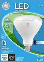 GE GE 35316 LED Bulb, Flood/Spotlight, BR40 Lamp, 85 W Equivalent, E26 Lamp Base, Dimmable, Daylight Light ELECTRICAL GE