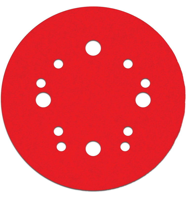 DIABLO Diablo DCD050060H15G Random Orbital Sanding Disc, 5 in Dia, 60 Grit, Coarse, Ceramic Abrasive, 12-Hole