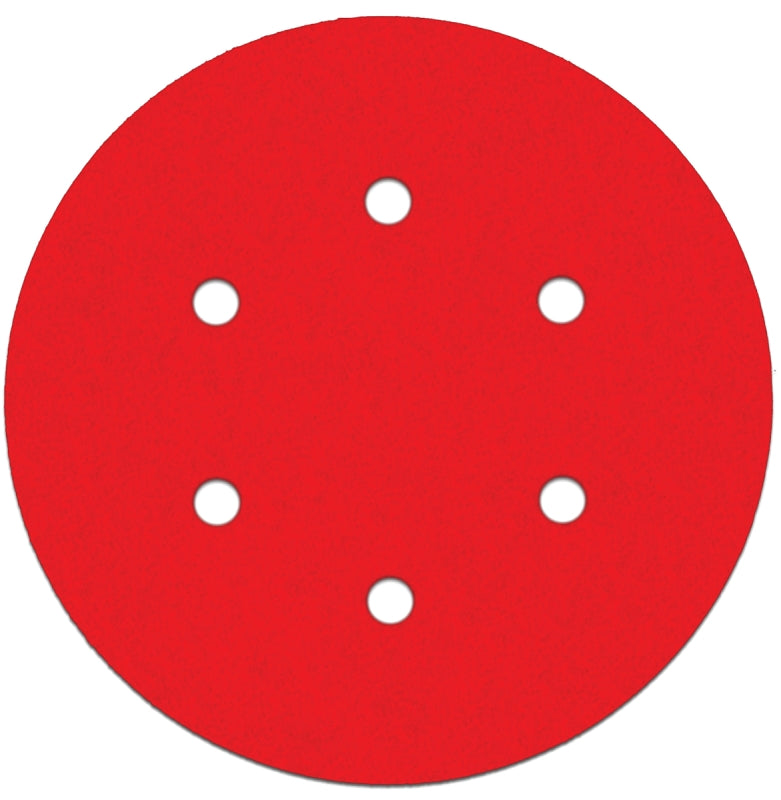 DIABLO Diablo DCD060060H10G Sanding Disc, 6 in Dia, 60 Grit, Ultra Coarse, Ceramic Abrasive, 6-Hole