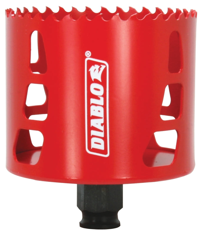 DIABLO Diablo DHS3125 Hole Saw, 3-1/8 in Dia, 2-3/8 in D Cutting, 3/8 in Arbor, Bi-Metal Cutting Edge TOOLS DIABLO