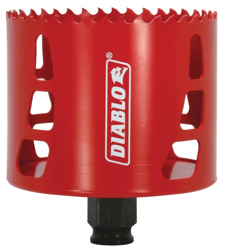 DIABLO Diablo DHS3250 Hole Saw, 3-1/4 in Dia, 2-3/8 in D Cutting, 3/8 in Arbor, Bi-Metal Cutting Edge TOOLS DIABLO