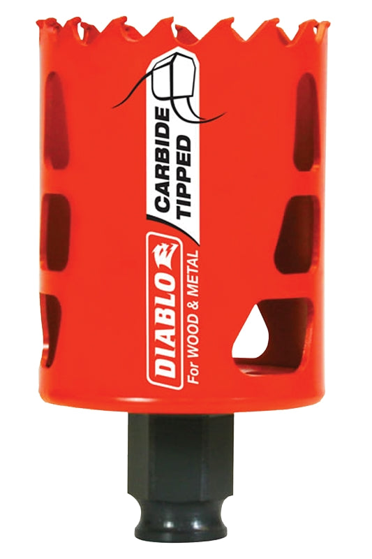 DIABLO Diablo DHS2000CT GP Hole Saw, 2 in Dia, 2-3/8 in D Cutting, 3/8 in Arbor, Carbide Cutting Edge TOOLS DIABLO
