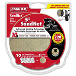 DIABLO Diablo Sand Demon DND050220H10I Sanding Disc, 5 in Dia, 220 Grit, Ultra Fine, Aluminum Oxide Abrasive, Universal TOOLS DIABLO