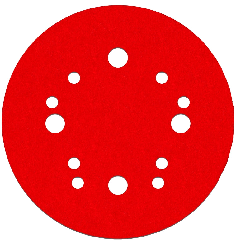 DIABLO Diablo DCD050040H04G Sanding Disc, 5 in Dia, 40 Grit, Ultra Coarse, Ceramic Abrasive, 12-Hole
