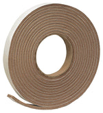 FROST KING Frost King V449BH Weatherseal Tape, 3/4 in W, 17 ft L, 3/16 in Thick, Vinyl Foam, Brown