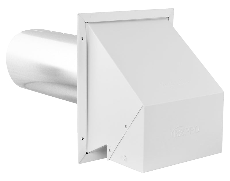 IMPERIAL Imperial R2 Series VT0502 Exhaust and Intake Hood, 5 in Duct, Steel Hood, White Hood
