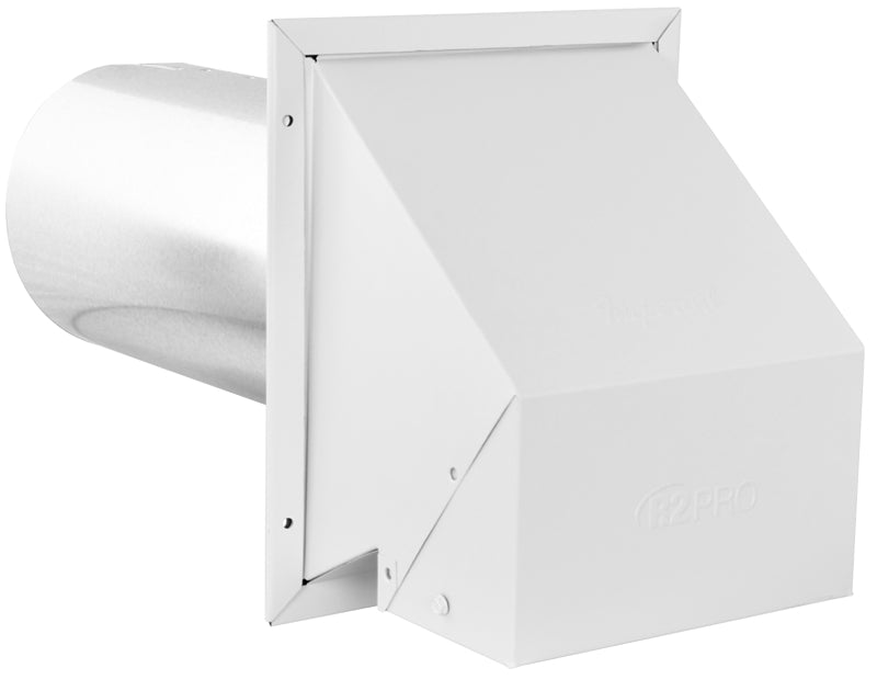 IMPERIAL Imperial R2 Series VT0503 Exhaust and Intake Hood, 6 in Duct, Steel Hood, White Hood