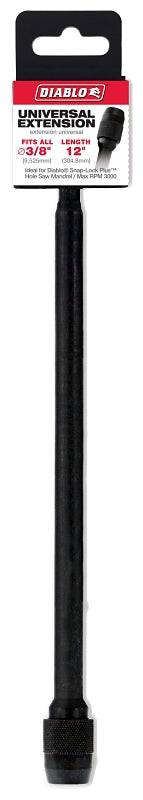 DIABLO Diablo DHS375XT12 Universal Extension, 3/8 in Shank, 12 in L, Hex Shank TOOLS DIABLO