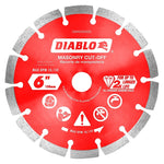 DIABLO Diablo DMADS0600 Series Saw Blade, Cut-Off Disc Blade, 6 in Dia, Segmented Rim, 1/PK TOOLS DIABLO