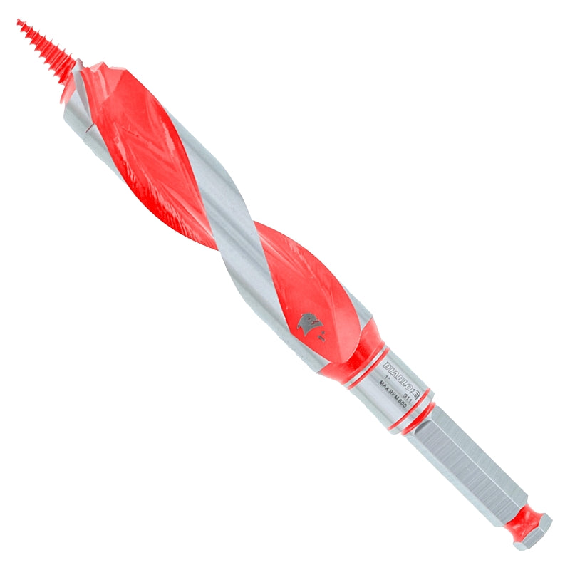 DIABLO Diablo DAG1130 2-Step Auger Drill Bit, 1 in Dia, 7-1/2 in OAL, Deep Flute TOOLS DIABLO