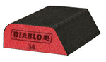 DIABLO Diablo ENDURA-BOND DFBCOMBCRS01G Dual Edge Sanding Block, 4 in L, 2-1/2 in W, 36 Grit, Ultra Coarse PAINT DIABLO