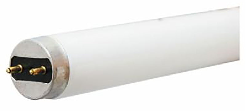 GE GE 66828 Light Bulb, 32 W, T8 Lamp, G13 Medium Bi-Pin Lamp Base, 2975 Lumens, 4100 K Color Temp, Cool White Light