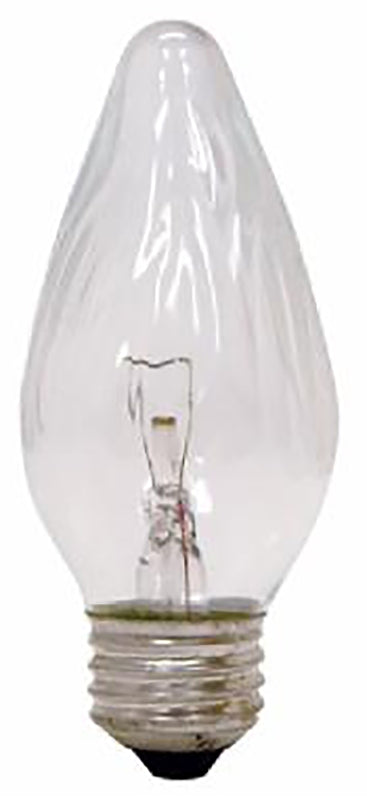 GE GE 75337 Ceiling Fan Bulb, 25 W, F15 Lamp, E26 Medium Lamp Base, 190 Lumens, 2500 K Color Temp