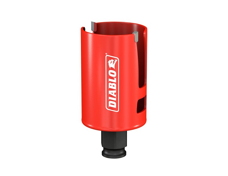 DIABLO Diablo Demo Demon DHS2000CTR Hole Saw, 2 in Dia, 2-3/8 in D Cutting, 1-5/8 in Arbor, Carbide Cutting Edge TOOLS DIABLO