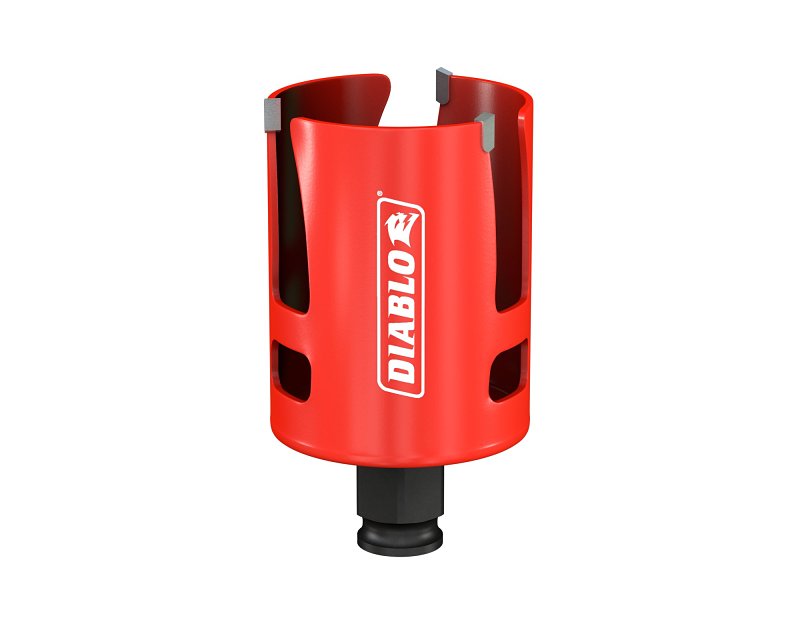 DIABLO Diablo Demo Demon DHS2125CTR Hole Saw, 2-1/8 in Dia, 2-3/8 in D Cutting, 1-5/8 in Arbor, Carbide Cutting Edge TOOLS DIABLO