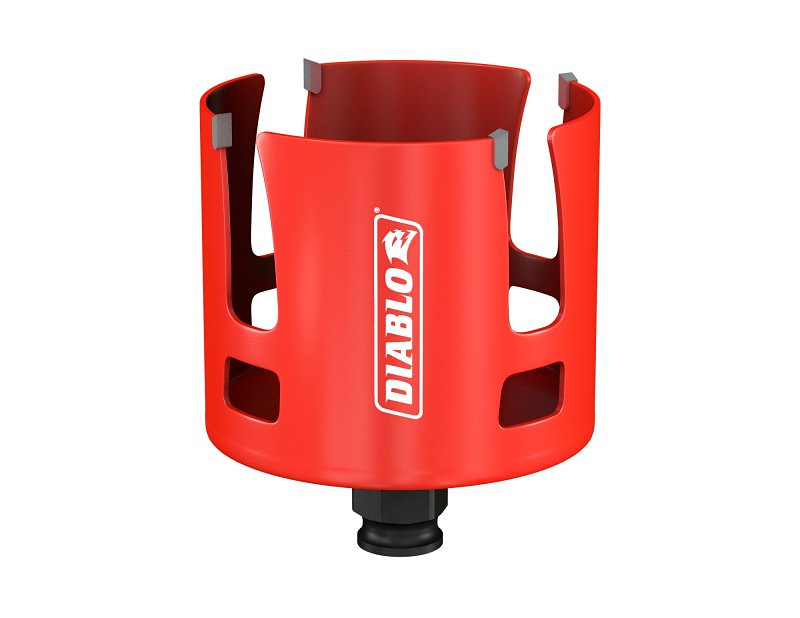 DIABLO Diablo Demo Demon DHS3000CTR Hole Saw, 3 in Dia, 2-3/8 in D Cutting, 1-5/8 in Arbor, Carbide Cutting Edge TOOLS DIABLO