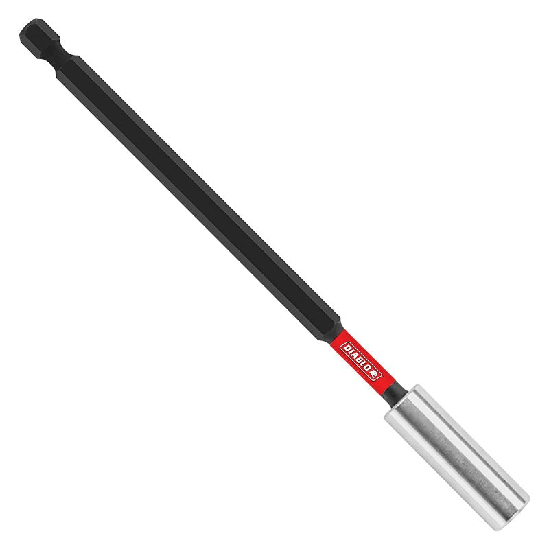 DIABLO Diablo DBH600B Series Drive Bit Holder, 6 in L, 1/4 in Shank, Hex Shank