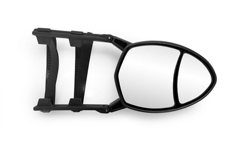 CAMCO Camco USA 25650 Clamp-On Towing Mirror, Rubber Frame, 7-1/2 in L, 5 in W