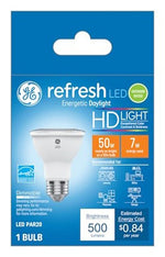 GE GE Industrial Solutions 45499 LED Bulb, 120 V, 500 Lumens, 7 W, PAR20 Lamp, 50 W Equivalent, E26 Lamp Base ELECTRICAL GE