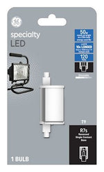 GE GE 93129009 LED Bulb, Specialty, 800 Lumens, 8 W, T9 Lamp, RX7s Lamp Base, Dimmable, Soft White, 3000 K Color Temp ELECTRICAL GE