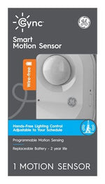 GE GE 93105005 Smart Motion Sensor, 105 deg Sensing, 20 ft Sensing, White ELECTRICAL GE