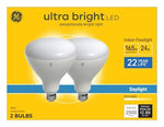 GE GE 93130765 LED Light Bulb, Ultra-Bright, BR40 Lamp, 165 W Equivalent, E26 Medium Lamp Base, Dimmable, Daylight ELECTRICAL GE