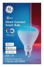 GE GE 93131795 Color Changing Smart Light, 9.5 W, Wi-Fi Connectivity: Yes, Medium Lamp Base, LED Lamp, 750 Lumens ELECTRICAL GE