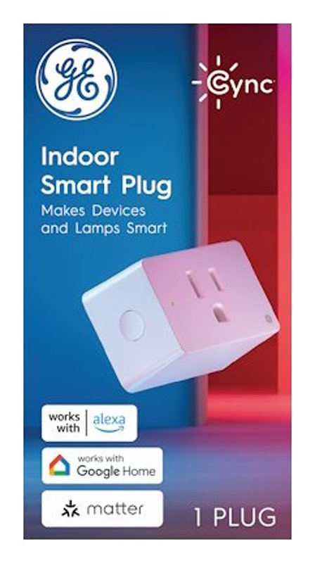 GE GE 93131804 Cync Indoor Smart Plug, 15 A, Wi-Fi, White ELECTRICAL GE