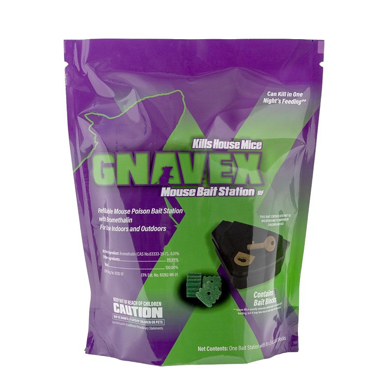 NEOGEN Gnavex 112880 Mouse Bait Station, Green