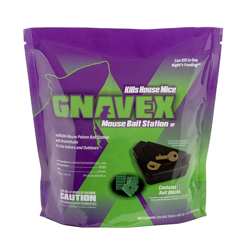 NEOGEN Gnavex 112881 Mouse Bait Station, Green