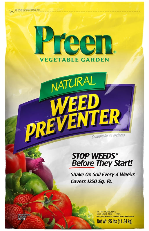 PREEN Preen 24-64156 Weed Killer, Granular, 25 lb Bag