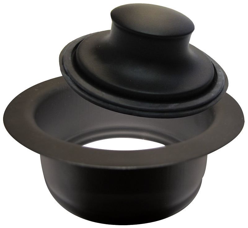KEENEY Keeney K5417BLK Flange and Stopper, Brass, Black PLUMBING, HEATING & VENTILATION KEENEY