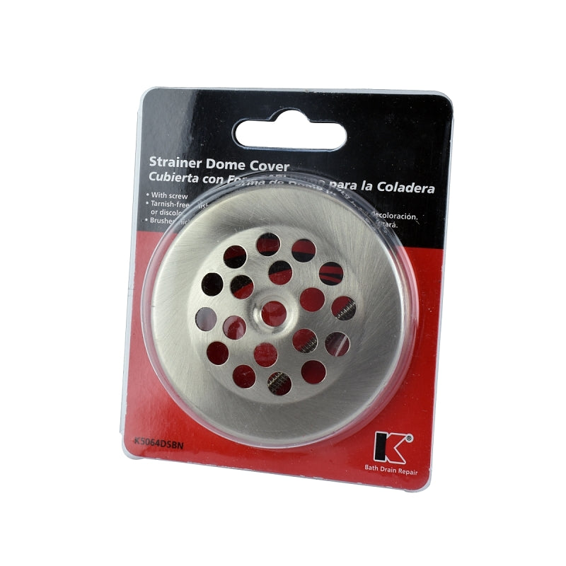 KEENEY Keeney K5064DSBN Strainer Dome Cover with Screw, Metal, Brushed Nickel PLUMBING, HEATING & VENTILATION KEENEY