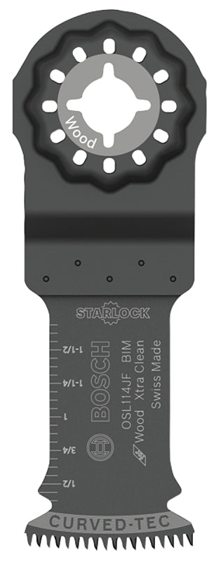 BOSCH Bosch Starlock OSL114JF Oscillating Blade, 1-1/4 in, For: OIS Compatible Tools, Bosch, Rigid and Others, 1/PK TOOLS BOSCH