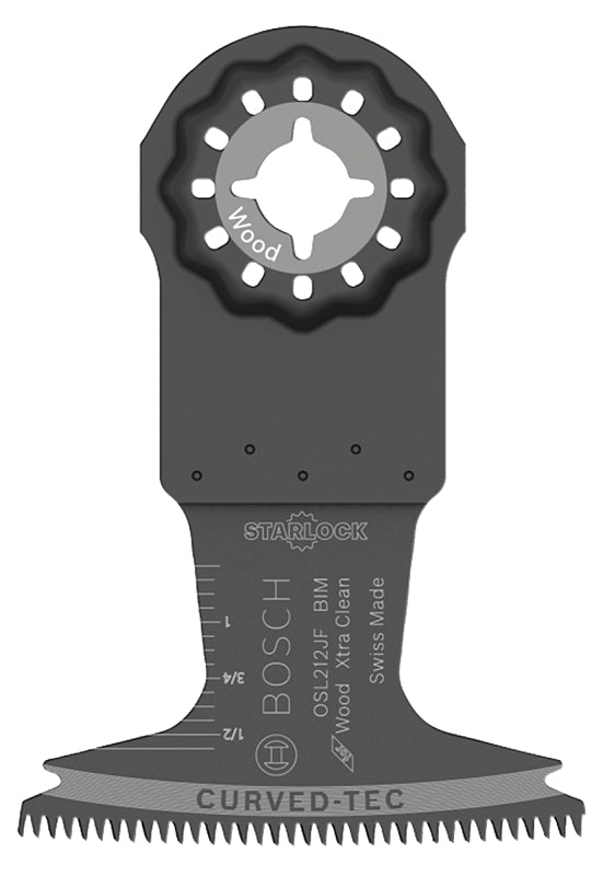 BOSCH Bosch Starlock OSL212JF Oscillating Blade, 2-1/2 in, Bi-Metal, 4 in L TOOLS BOSCH