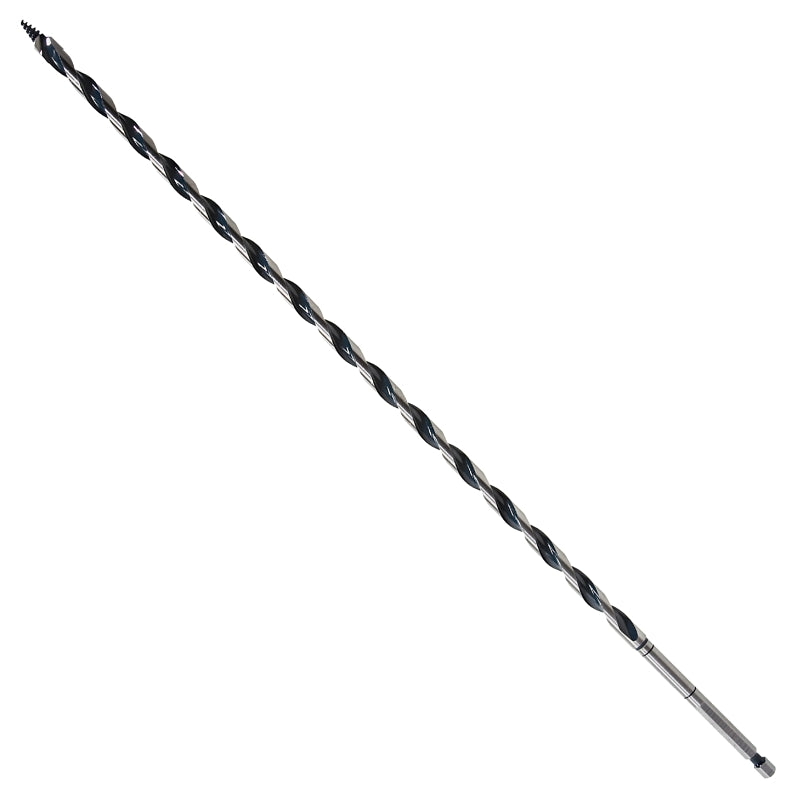 BOSCH Bosch Daredevil NKLT09 Auger Drill Bit, 9/16 in Dia, 17-1/2 in OAL, Open-Faced Flute, 7/16 in Dia Shank, Hex Shank TOOLS BOSCH