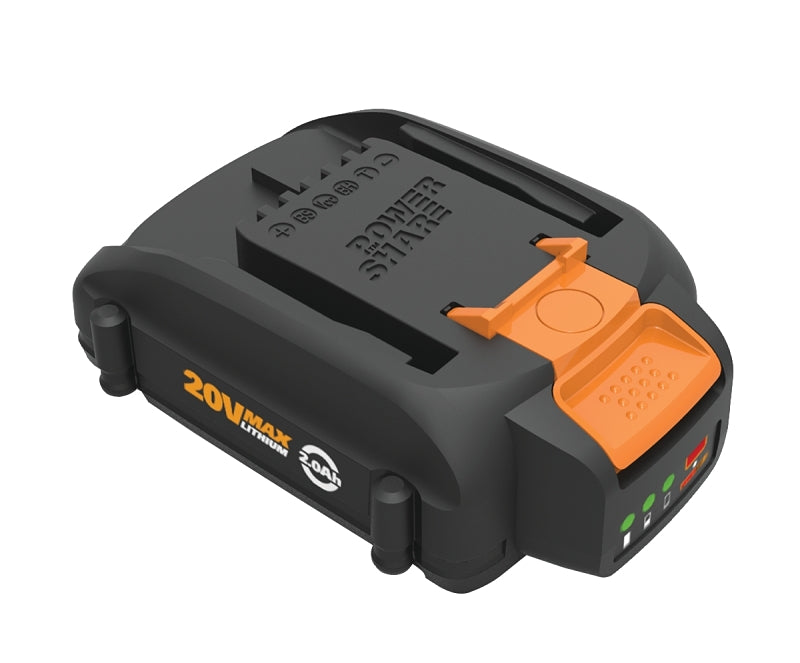 WORX Worx WA3575 Lithium Battery, 20 V Battery, 2 Ah, 5 hr Charging