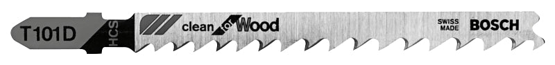 BOSCH Bosch T101D Jig Saw Blade, 4 in L, 6 TPI TOOLS BOSCH