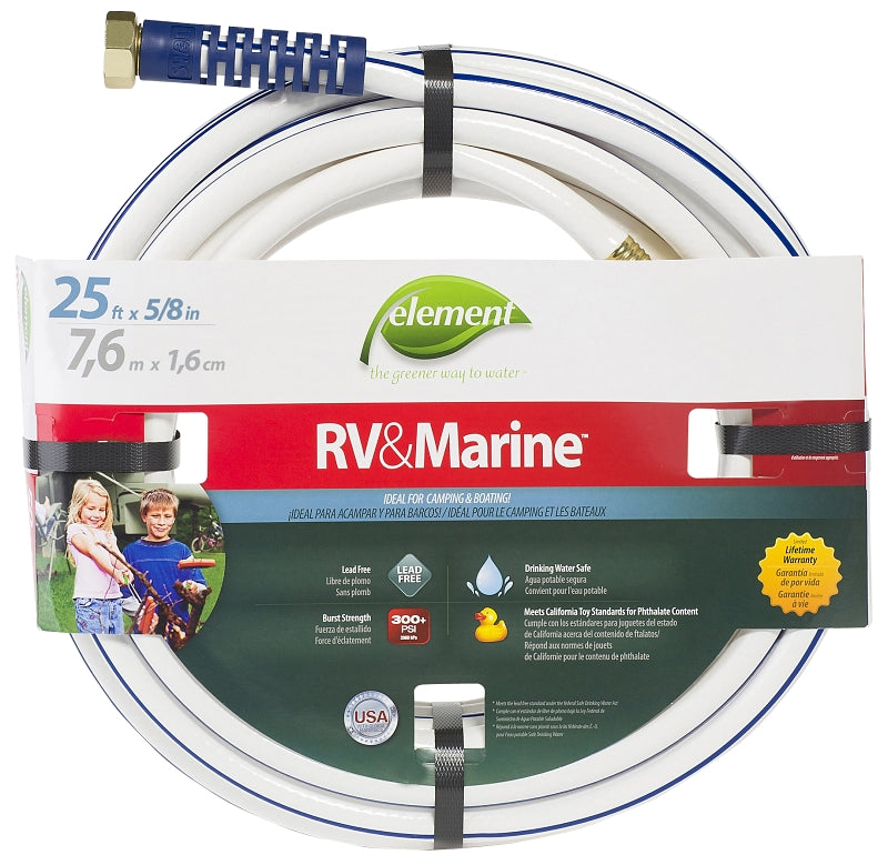 SWAN Swan MRV58025 Water Hose, 5/8 in ID, 25 ft L, White HOUSEWARES SWAN