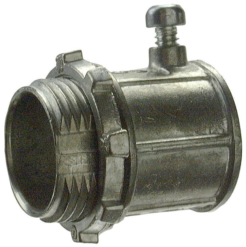 HALEX Halex 23210 EMT Connector, 1/2 in Set Screw, Zinc