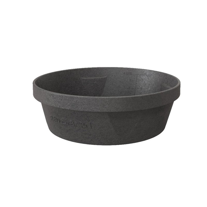 NORTH WEST RUBBER Red Barn 5600101 Flexible Feed Pan, 1 gal, Rubber, Black