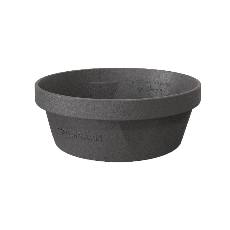 NORTH WEST RUBBER Red Barn 5600105 Flexible Feed Pan, 0.5 gal, Rubber, Black HARDWARE & FARM SUPPLIES NORTH WEST RUBBER