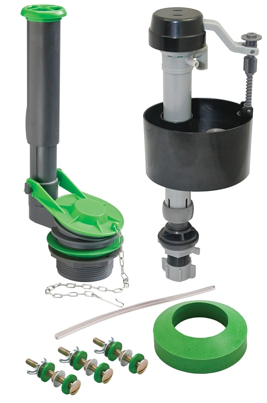 KEENEY Keeney K830-16BX Adjustable Toilet Tank Repair Kit, Plastic, Gray/Green PLUMBING, HEATING & VENTILATION KEENEY