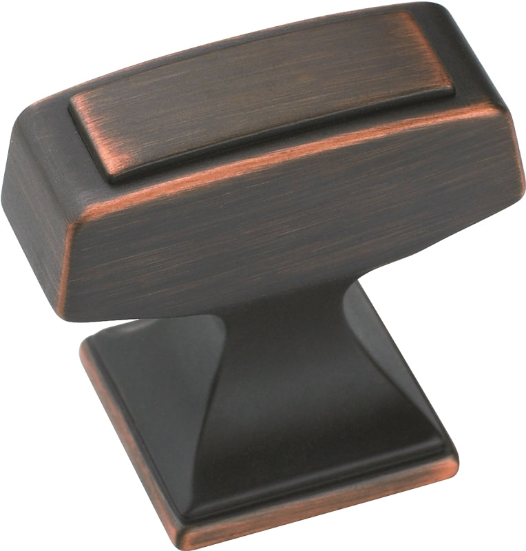 AMEROCK Amerock BP53029ORB Cabinet Knob, 1-3/16 in Projection, Traditional, Zinc